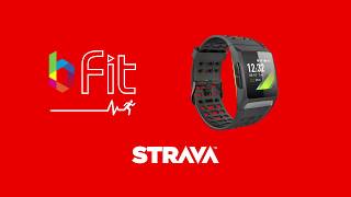 Sincronizar Strava SmartWatch makibes BR1 Iwownfit P1 [upl. by Sheelagh22]