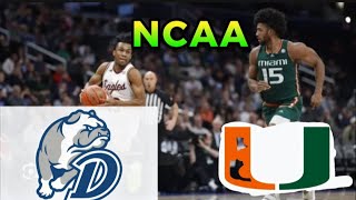 USA NCAA BASKETBALL DRAKE VS UNIVERSITY OF MIAMI LIVE SCORE 🏀 [upl. by Nairot375]