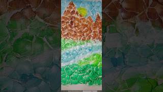 Egg shell mosaic art mosaic art shorts [upl. by Namzaj]