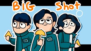 NOWS YOUR CHANCE TO BE A BIG SHOT  squid game animation meme [upl. by Hadeehuat69]