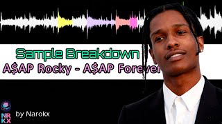 Sample Breakdown AAP Rocky  AAP Forever ft Moby [upl. by Boak]