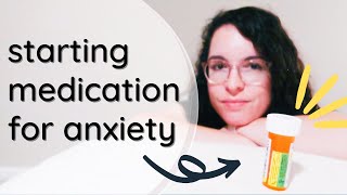 STARTING ZOLOFT FOR ANXIETY  Mental Health Update [upl. by Duomham]