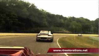 Historic Motorcraft IMSA Mustang Verses Porches Morgans Stock Cars At Road America [upl. by Bartie]