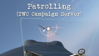 IL2 Cliffs of Dover Blitz  Patrolling TWC Campaign Server [upl. by Anikram]