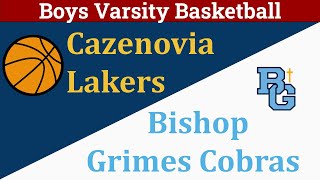 Boys Varsity Basketball vs Bishop Grimes  01042023 [upl. by Desdemona]