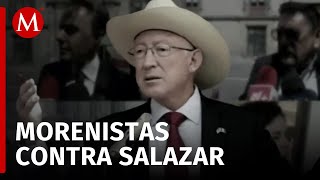 Morenistas responden a las declaraciones de Ken Salazar sobre la estrategia de abrazos no balazos [upl. by Abrams]