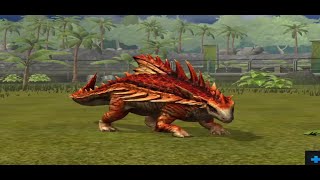 Jurassic World NODOSAURUS ARMORMATA gaming game mobilegame jurassicworld [upl. by Rekrap]