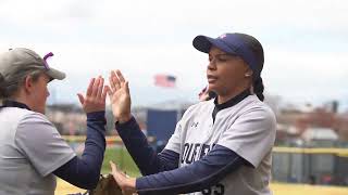 4624 Queens College Softball vs DYouville University Highlights [upl. by Assiram948]