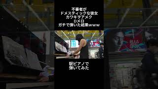 ドメスティックな彼女「カワキヲアメク」Dメロを駅ピアノで弾いてみた [upl. by Gerge]