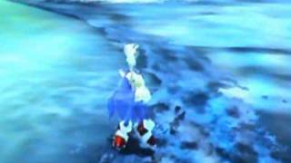 Sonic Unleashed PS3XBOX360  Sonic cant swim pose [upl. by Nylynnej518]