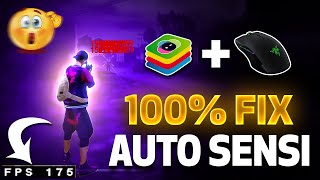 Free Fire Auto High amp Low Sensi 100 Fix In Bluestacks 5  Msi 4 Emulator [upl. by Hardie]