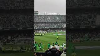 Betis Athletic de Bilbao himno de Andalucía realbetis betis athletic bilbao andalucia futbol [upl. by Silvano]