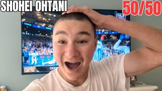 Shohei Ohtani 5050 Home Run Reaction 91924 [upl. by Reaht]