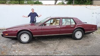 The 370000 Aston Martin Lagonda Is the Weirdest Luxury Car Ever [upl. by Magna]