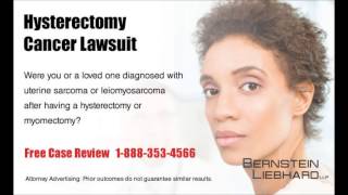 Morcellator Lawsuit  Laparoscopic Hysterectomy [upl. by Aguie]