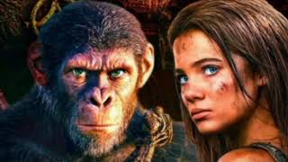 Kingdom of the planet of the apes 😲movie short explained in Hindi [upl. by Ahsilad471]