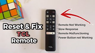 How to Reset TCL Remote  Fix Remote Issues [upl. by Rambow]