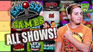 The COMPLETE Smosh Games Show Tier List  OGSoG Podcast [upl. by Mlawsky]