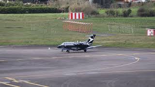 Realy Cool livery on this private jet departing Cork airport [upl. by Eetsirk]