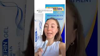 How to apply Differin Gel 🧴shorts [upl. by Odrarebe330]