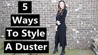 5 Ways to Style a Duster [upl. by Nicko]