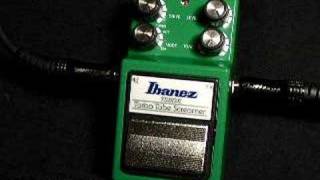 Ibanez TS9DX Turbo Tube Screamer Overdrive Pedal [upl. by Cyd]