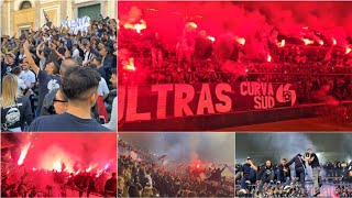 Cavese e tornato in Serie C  Ultras di Cava De Tirreni regalano spettacolo in città e allo stadio [upl. by Neidhardt]