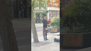 London Selfridges Scottish bagpipes london selfridges [upl. by Angrist]