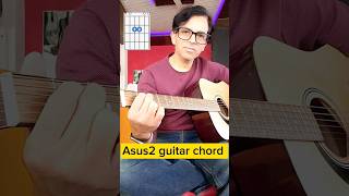 Asus2 guitar chord for beginners [upl. by Novonod]