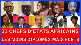 11 présidents africains les moins diplômés mais très forts [upl. by Jojo]