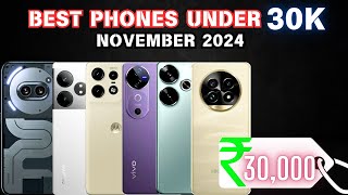 Top 5 Best Smartphones Under ₹30000 ⚡ November 2024 smartphone [upl. by Arammat]