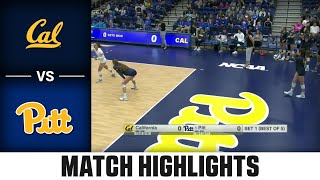 Cal vs Pitt Match Highlights  2024 ACC Volleyball [upl. by Quennie]