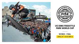 FWS Hiroshima 2019 UCI BMX Freestyle Park World Cup Women Final [upl. by Yevol]