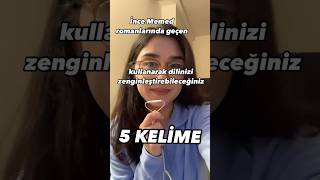 İnce Memed romanlarında geçen bazı yöresel kelimeler edebiyat shorts [upl. by Llennej]