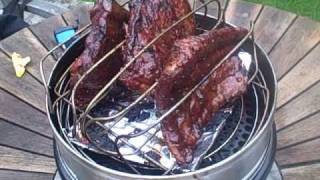 cobb bbq BRAAI  SMOKED RIBSwmv [upl. by Etty]