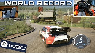 World Record Toyota GR Yaris Rally1 Rally Japan  EA Sports WRC  T300RS  TH8A [upl. by Marlette]