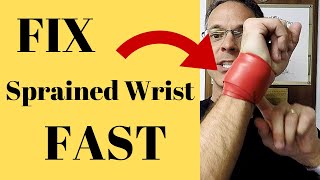 How to Heal a Sprained Wrist REALLY FAST [upl. by Natsyrt]