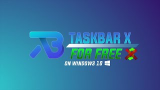 TRANSPARENT TASKBAR AND CENTERED ICONS  TASKBAR X [upl. by Atiral]