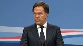 Persconferentie Mark Rutte over schietpartij Utrecht [upl. by Herates]