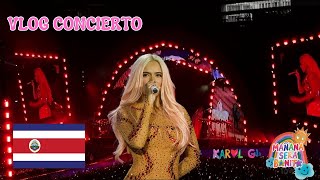 VLOG CONCIERTO KAROL G RESUMEN DEL CONCIERTO EN COSTA RICA [upl. by Ellerad]