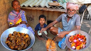 Village Famous RED COUNTRY Chicken Curry Eating with Rice  house pet desi chicken curry [upl. by Nodnab106]