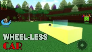 How to make a wheelless Car  ROBLOX  BUILD A BOAT FOR TREASURE [upl. by Swenson]