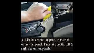 How to install car dvd gps on TOYOTA HIGHLANDER [upl. by Gottuard]