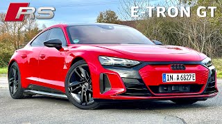 AUDI RS ETRON GT  REVIEW on AUTOBAHN [upl. by Acissev]