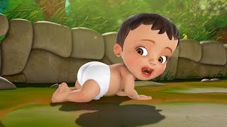 சின்னப் பாப்பா வீதியில்  Tamil rhymes for Children  Infobells [upl. by Naek]