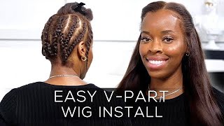 How to Install a VPart Wig with Leave Out SUPER EASY [upl. by Carolin]