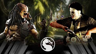 Mortal Kombat X  Predator Vs Leatherface Very Hard [upl. by March]