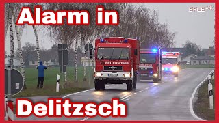 🚒 Einsatzfahrten zur Gefahrgutübung in Delitzsch 🚨☢️ [upl. by Dnalloh]