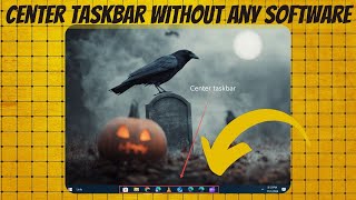 How to Center the Taskbar in Windows 10  Make Windows look better [upl. by Refinnaj]