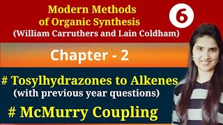 Tosylhydrazones reductionMcmurry reactionMcmurry CouplingReduction by NaBH4Organic Chemistry [upl. by Norej]